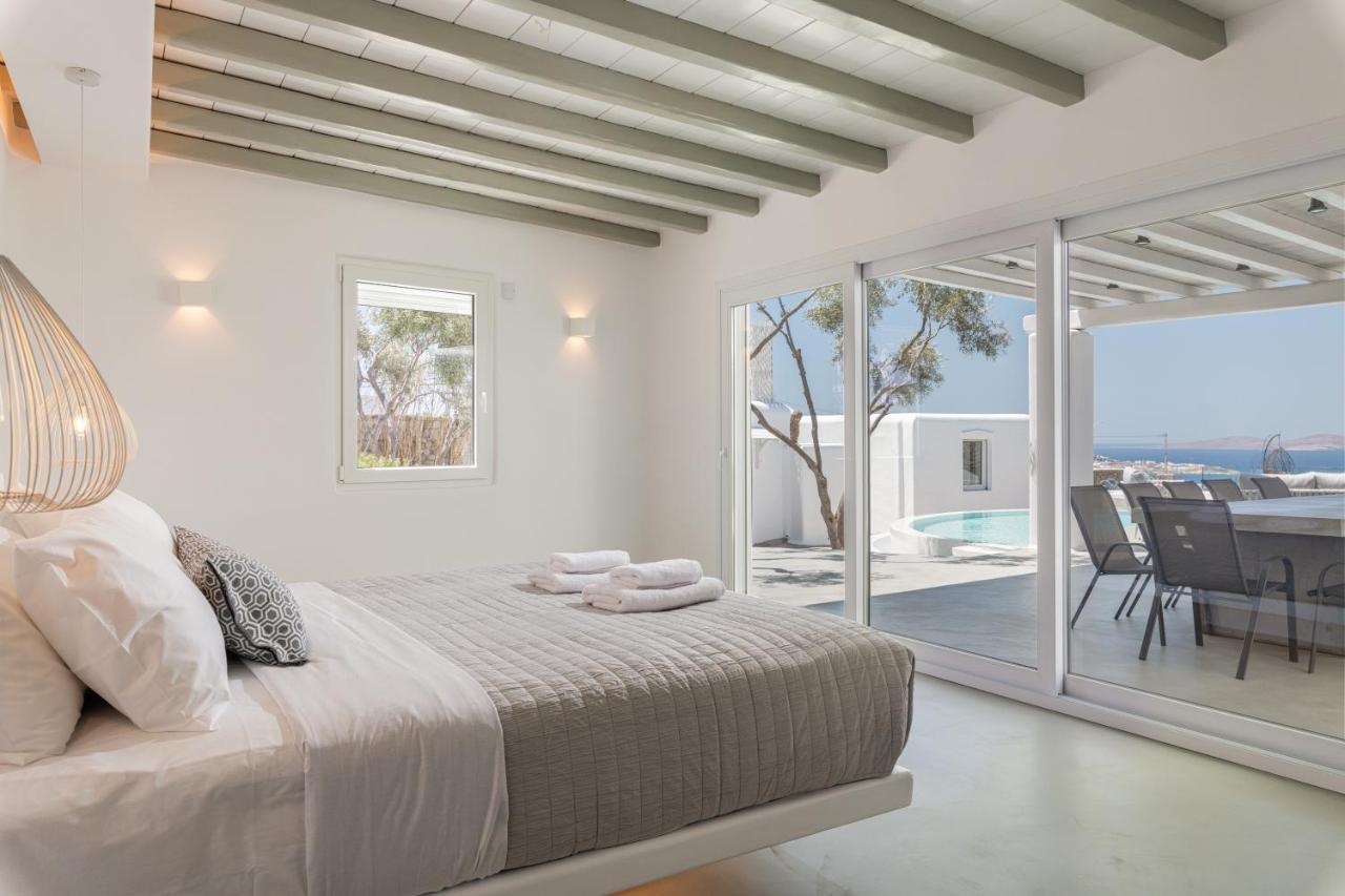 Villa In Mykonos - 6 Bedroom - 1Km From Mykonos Town - Infinity Pool - Sunset View Exterior foto