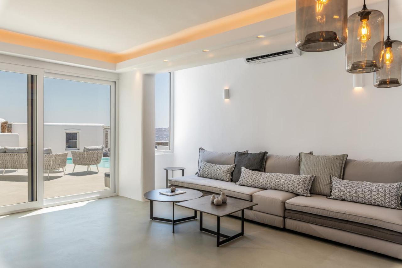 Villa In Mykonos - 6 Bedroom - 1Km From Mykonos Town - Infinity Pool - Sunset View Exterior foto