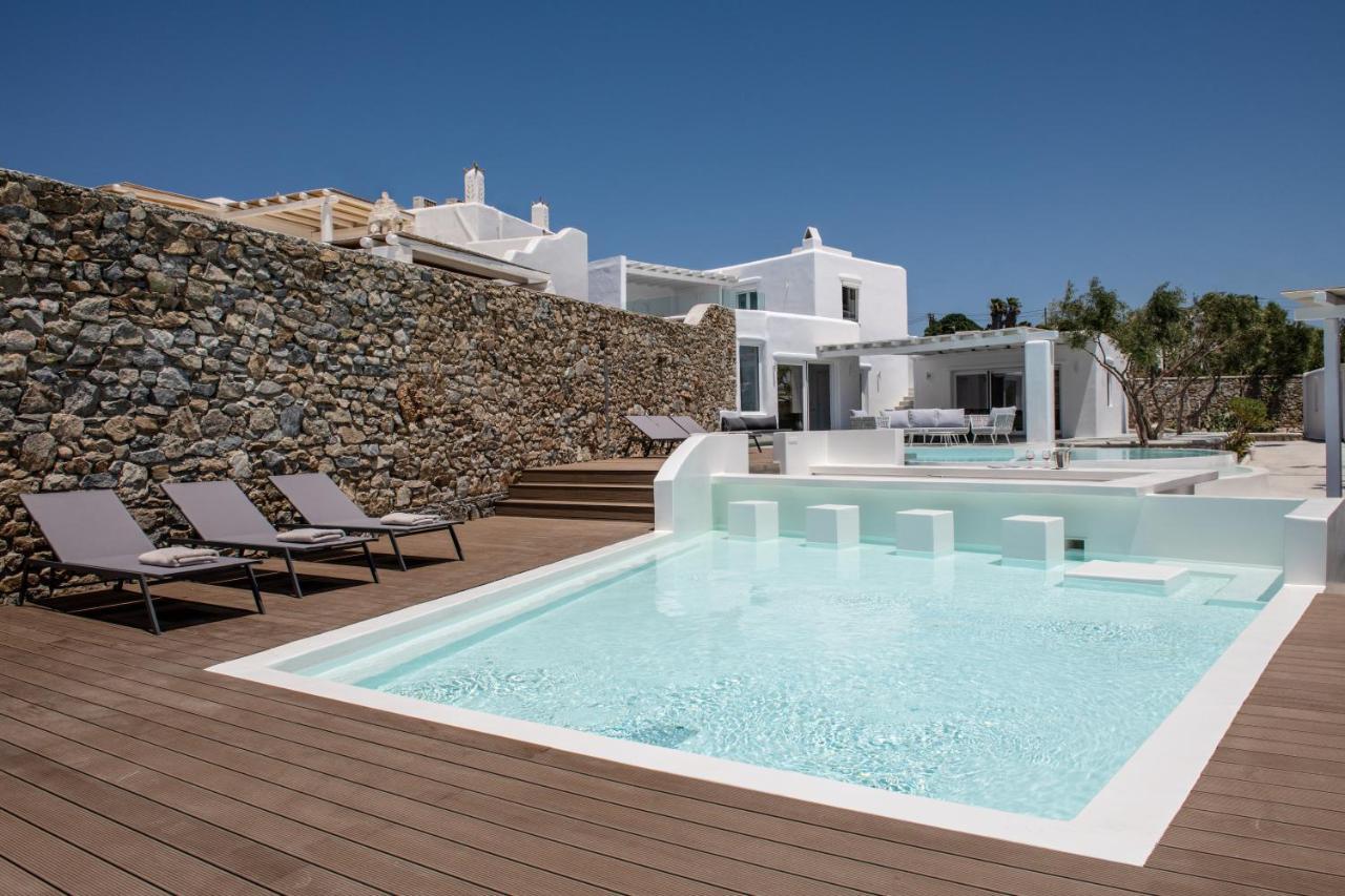 Villa In Mykonos - 6 Bedroom - 1Km From Mykonos Town - Infinity Pool - Sunset View Exterior foto